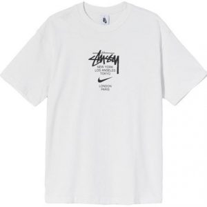 Camiseta STÜSSY x NIKE Blanca