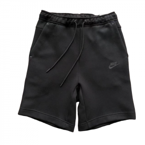 Pantalón Corto Nike Tech Fleece Negro