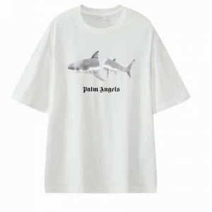 Camiseta Palm Angels Blanca SHARK