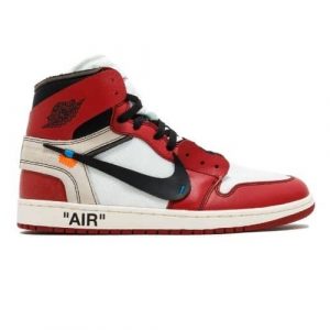 Air Jordan 1 High x OFF WHITE Red