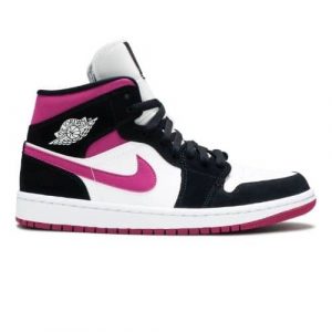 Air Jordan 1 Mid Black Cactus Flower