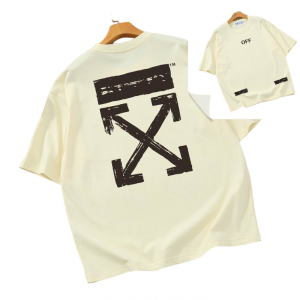 Camiseta Off-White Oversize Crema